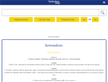 Tablet Screenshot of definition.org
